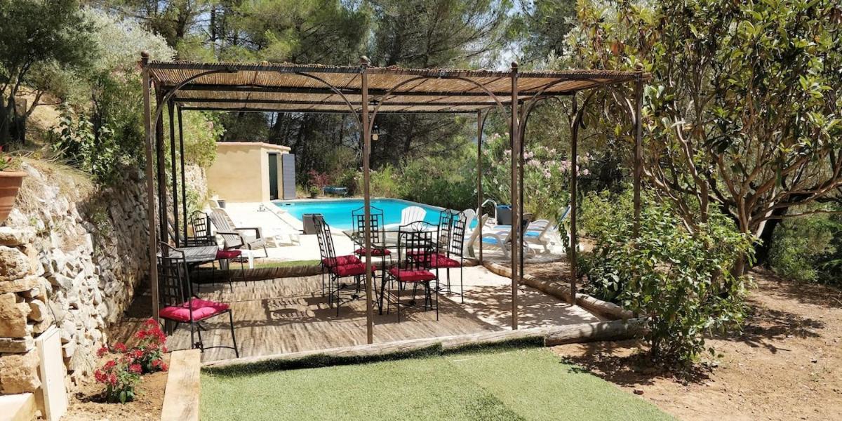 Villa Cigalons En Pleine Pinede Avec Piscine Chauffee De Mai A Septembre Auriol Екстер'єр фото